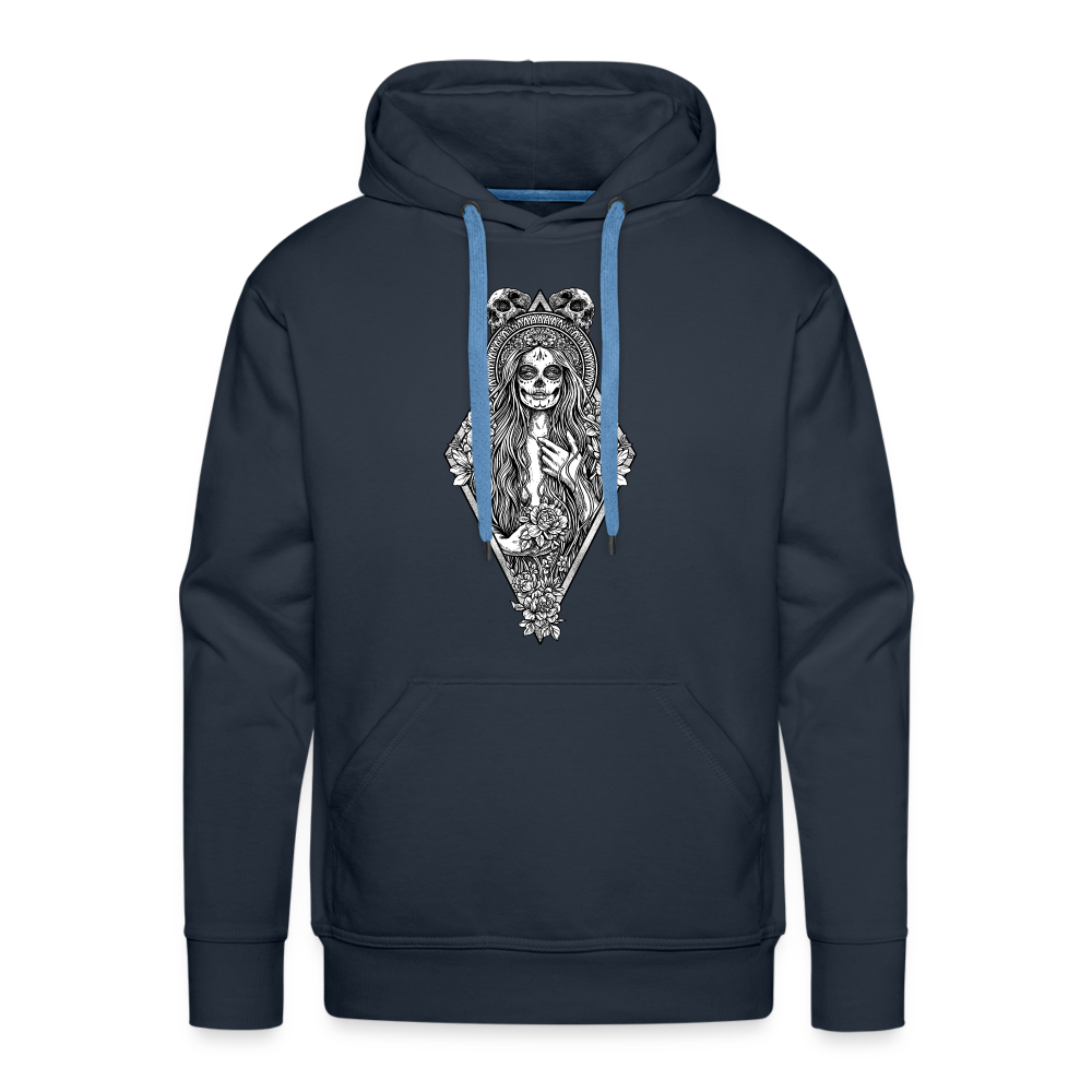 La Llorona (White) - Men’s Premium Hoodie - navy