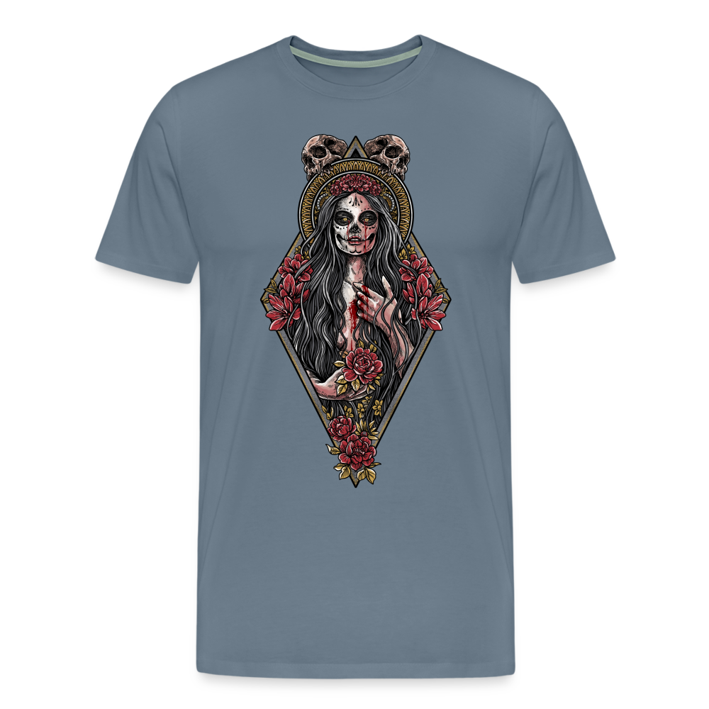 La Llorona (Color) - Men's Premium Tee - steel blue