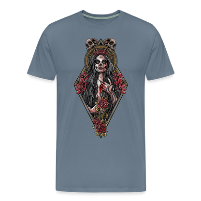 La Llorona (Color) - Men's Premium Tee - steel blue