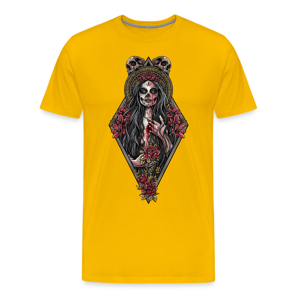 La Llorona (Color) - Men's Premium Tee - sun yellow