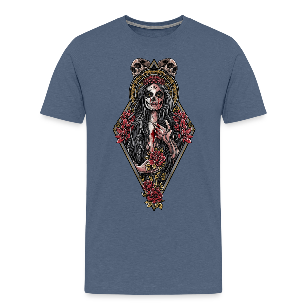 La Llorona (Color) - Men's Premium Tee - heather blue