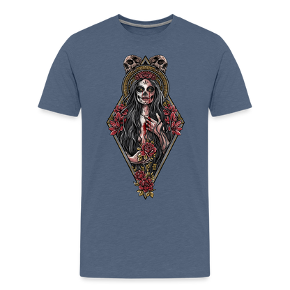 La Llorona (Color) - Men's Premium Tee - heather blue