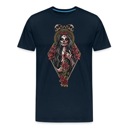 La Llorona (Color) - Men's Premium Tee - deep navy