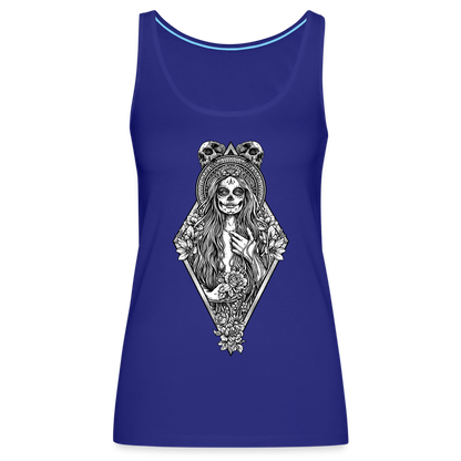 La Llorona (White) - Women’s Premium Tank - royal blue