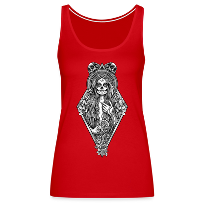 La Llorona (White) - Women’s Premium Tank - red