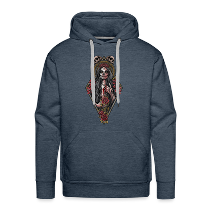 La Llorona (Color) - Men's Premium Hoodie - heather denim