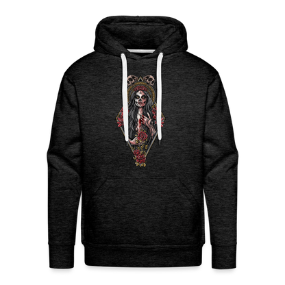 La Llorona (Color) - Men's Premium Hoodie - charcoal grey