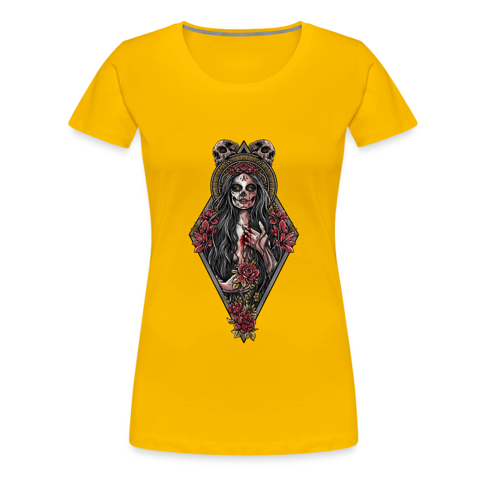 La Llorona (Color) - Women's Premium Tee - sun yellow