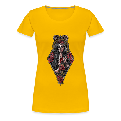 La Llorona (Color) - Women's Premium Tee - sun yellow