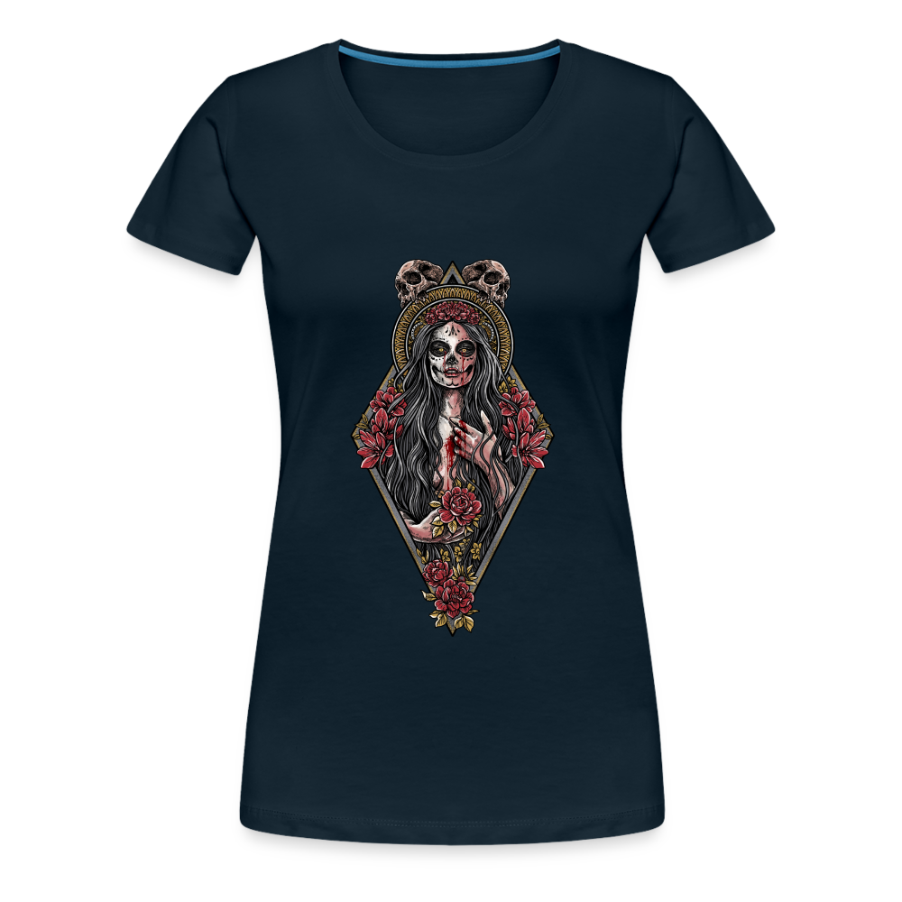 La Llorona (Color) - Women's Premium Tee - deep navy