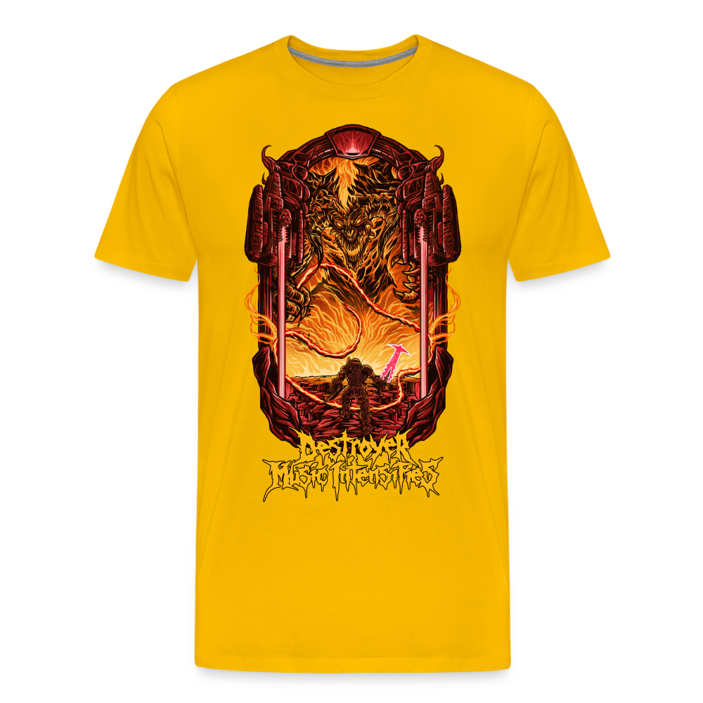 At Doom's Gate - Men's Premium T-Shirt - sun yellow