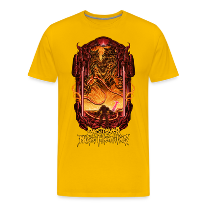 At Doom's Gate - Men's Premium T-Shirt - sun yellow