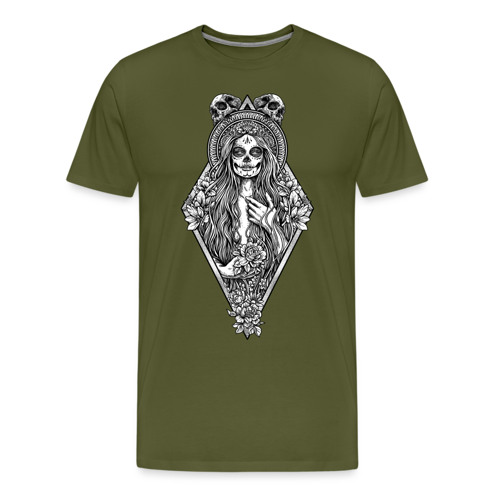 La Llorona (White) - Men's Premium T-Shirt - olive green