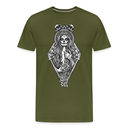 La Llorona (White) - Men's Premium T-Shirt - olive green