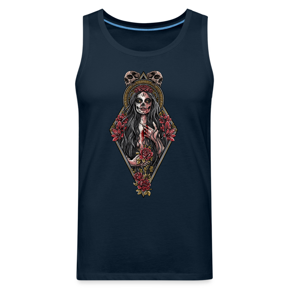 La Llorona (Color) - Men's Premium Tank - deep navy