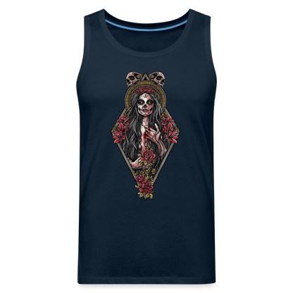 La Llorona (Color) - Men's Premium Tank - deep navy