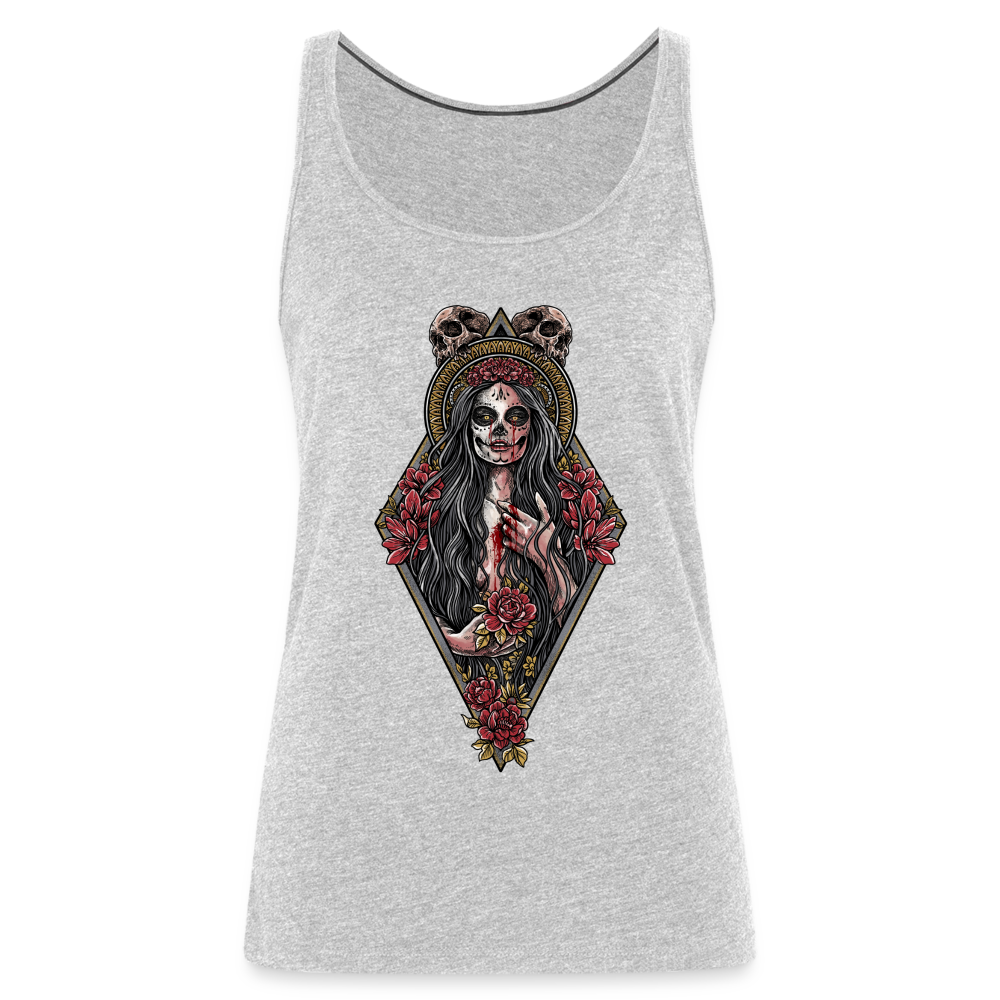 La Llorona (Color) - Women's Premium Tank - heather gray