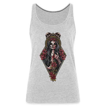 La Llorona (Color) - Women's Premium Tank - heather gray