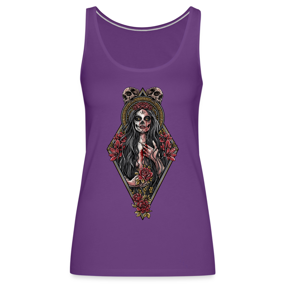 La Llorona (Color) - Women's Premium Tank - purple