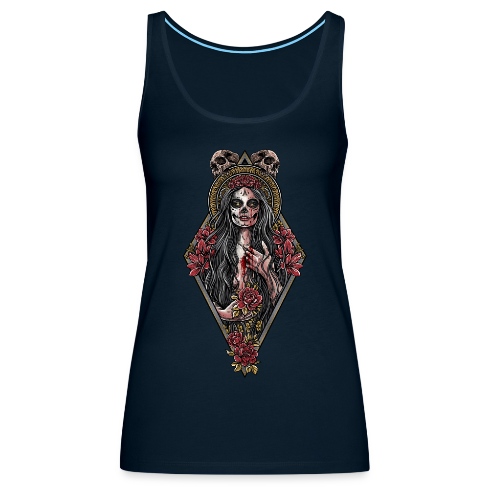 La Llorona (Color) - Women's Premium Tank - deep navy