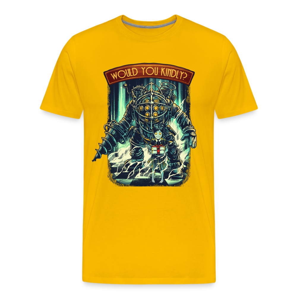 Would You Kindly - Men's Premium T-Shirt - sun yellow