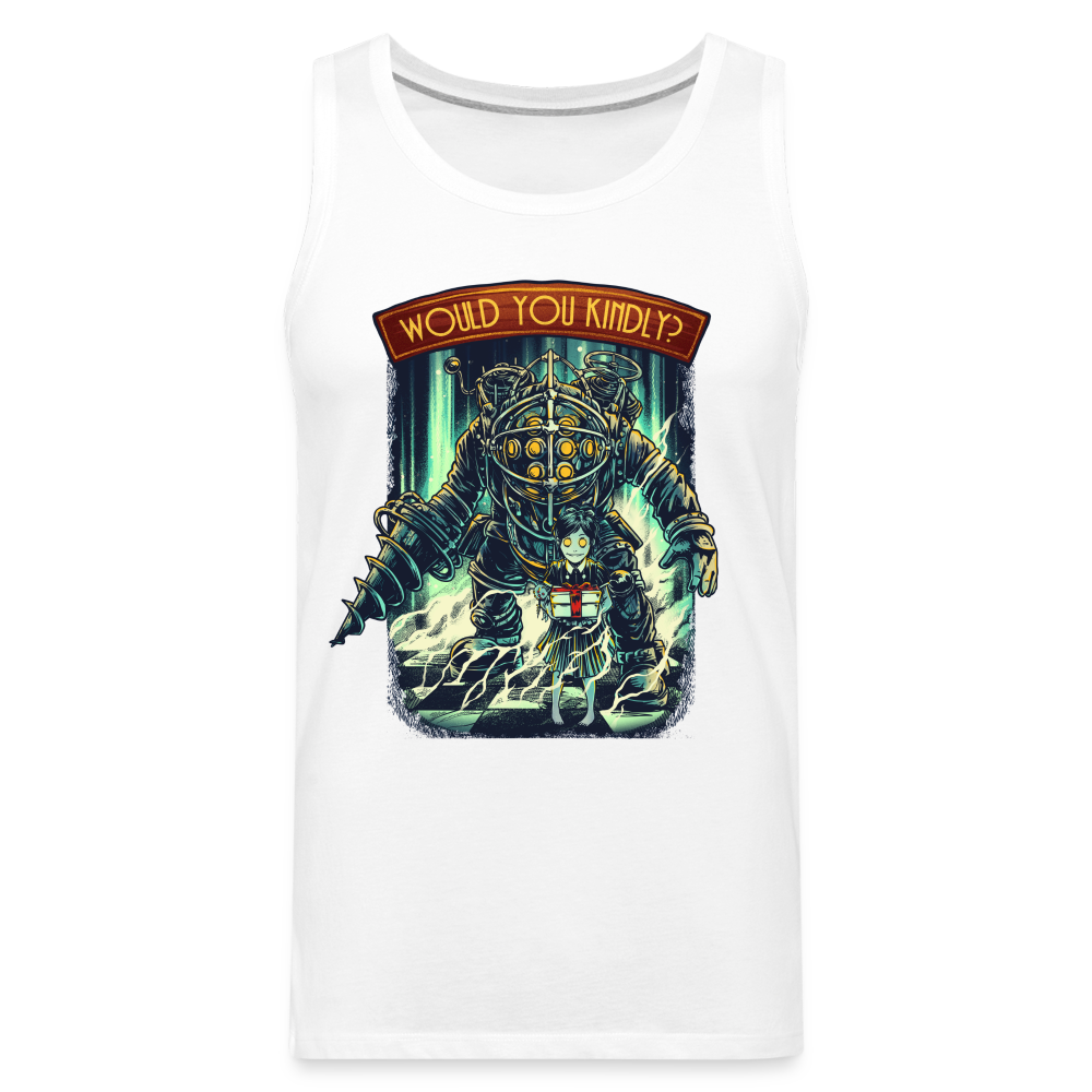 Would You Kindly - Men’s Premium Tank - white