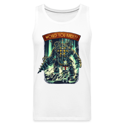 Would You Kindly - Men’s Premium Tank - white