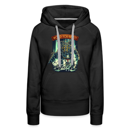 Would You Kindly - Women’s Premium Hoodie - black