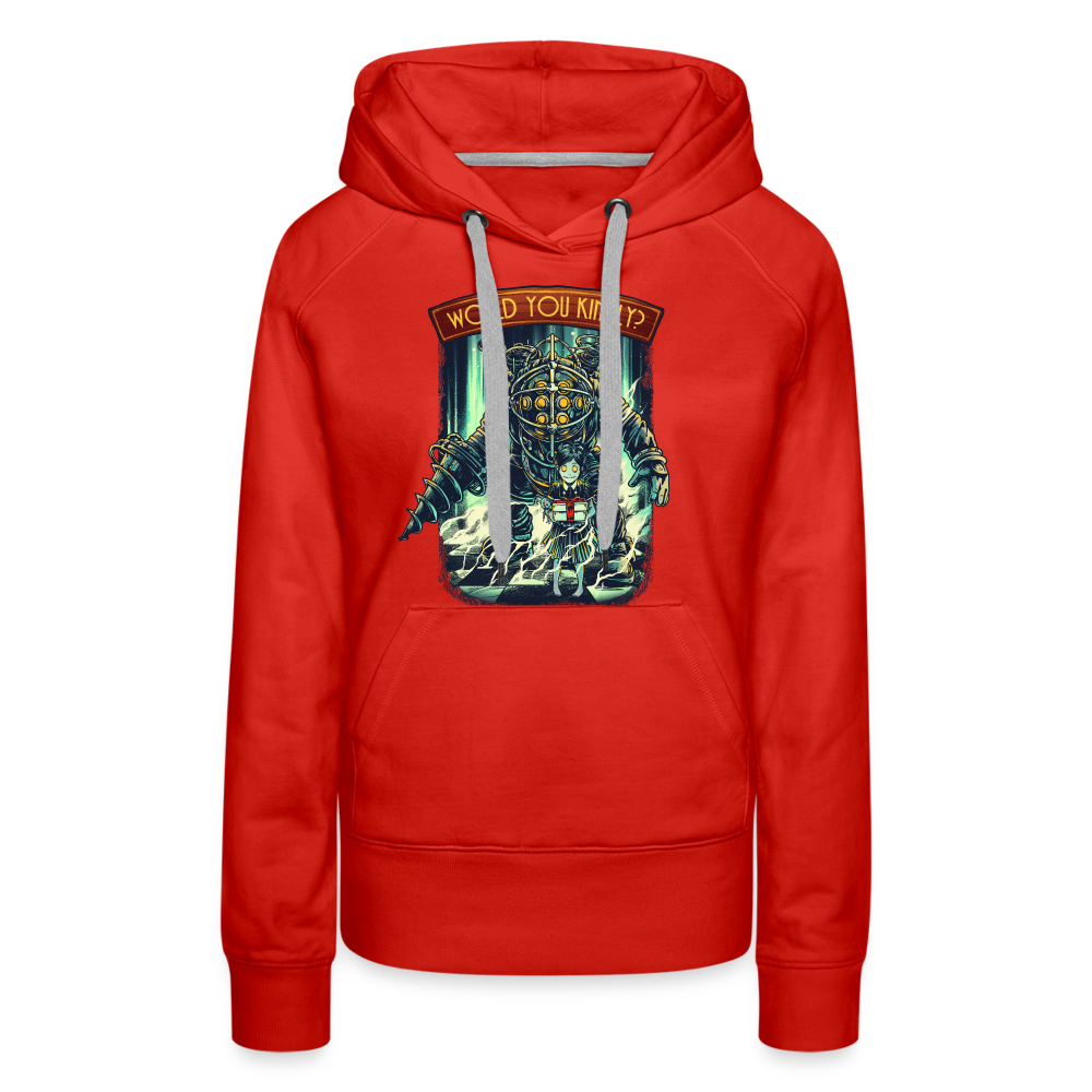 Would You Kindly - Women’s Premium Hoodie - red