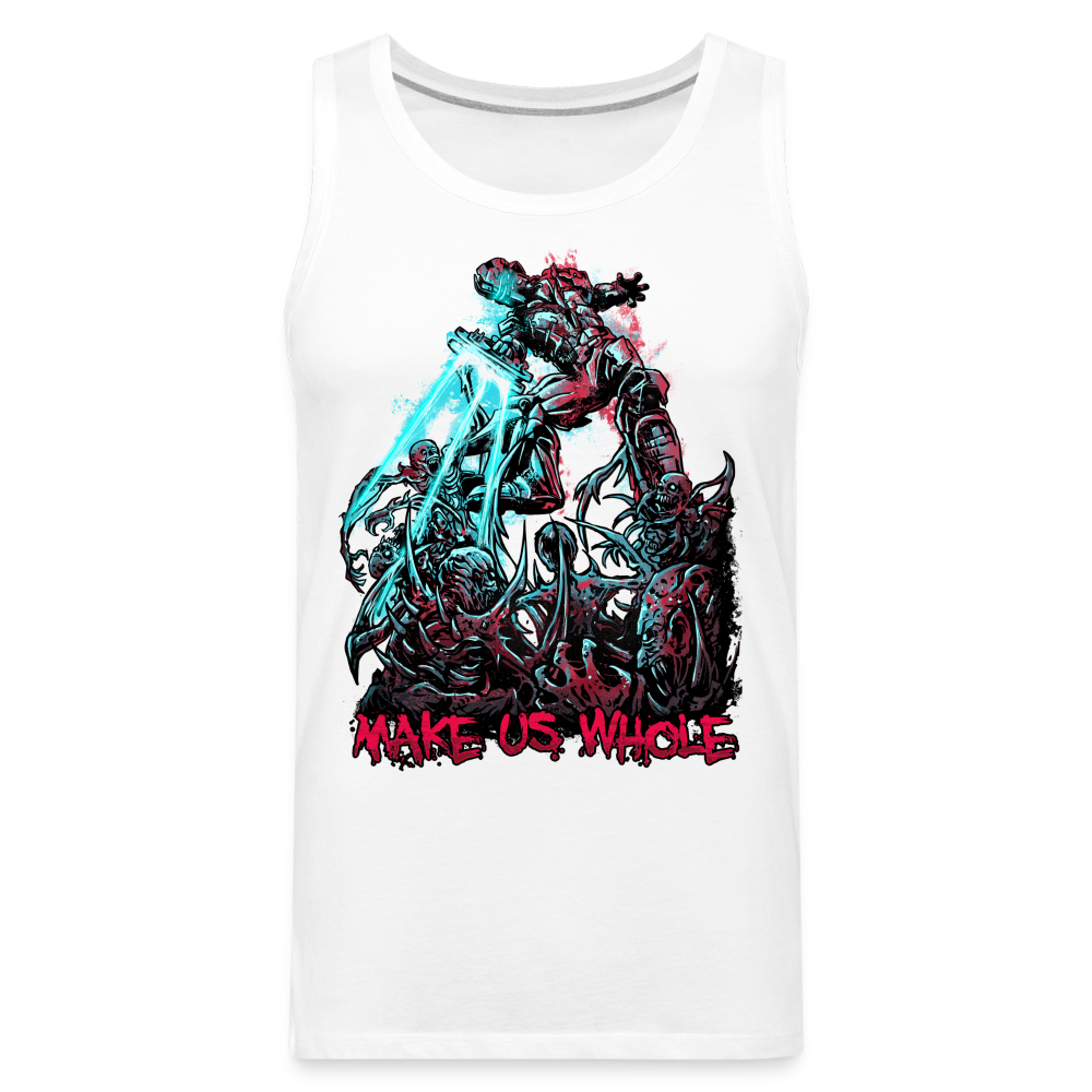 Make Us Whole - Men’s Premium Tank - white