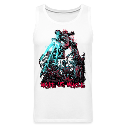 Make Us Whole - Men’s Premium Tank - white