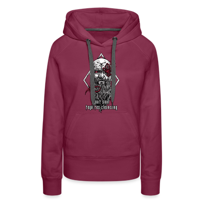 La Plaga - Women’s Premium Hoodie - burgundy