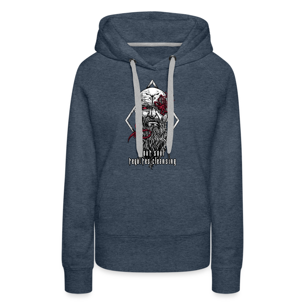 La Plaga - Women’s Premium Hoodie - heather denim