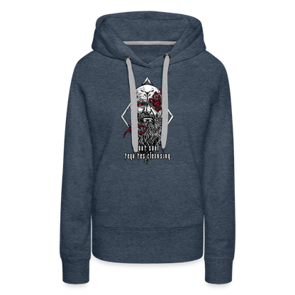 La Plaga - Women’s Premium Hoodie - heather denim