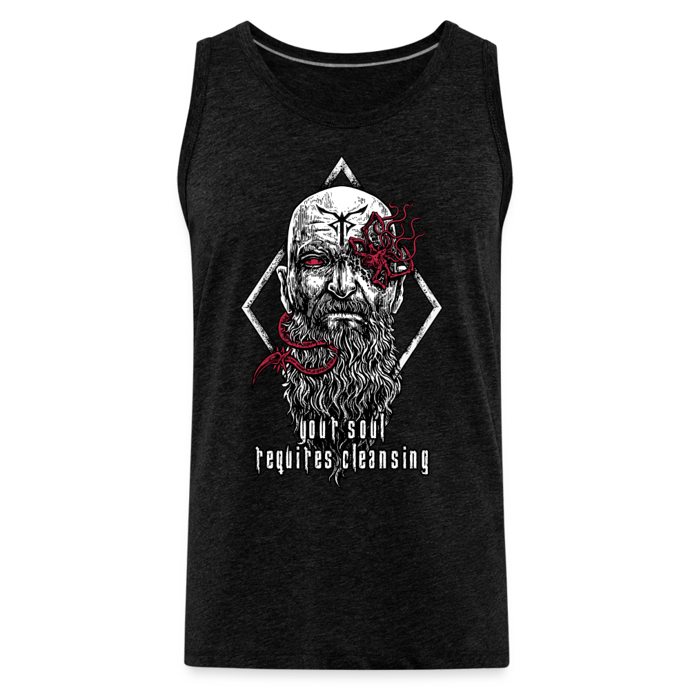 La Plaga - Men’s Premium Tank - charcoal grey