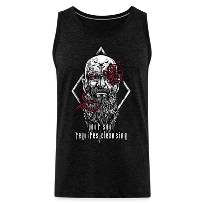 La Plaga - Men’s Premium Tank - charcoal grey