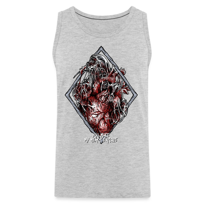 Bursting With Love - Men’s Premium Tank - heather gray