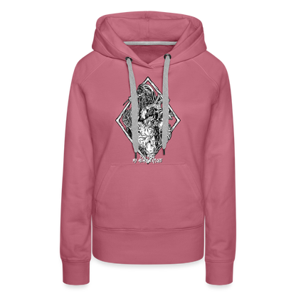 Bursting With Love No Color - Women’s Premium Hoodie - mauve