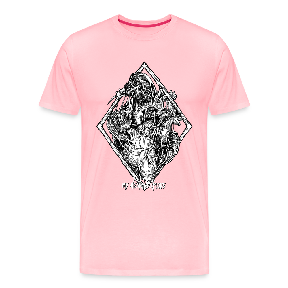 Bursting With Love No Color - Men's Premium T-Shirt - pink