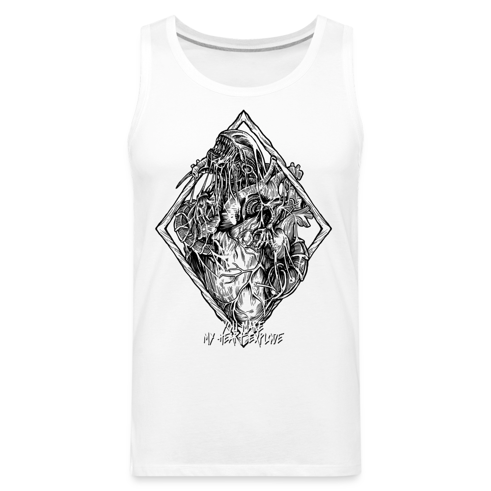 Bursting With Love No Color - Men’s Premium Tank - white