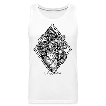 Bursting With Love No Color - Men’s Premium Tank - white