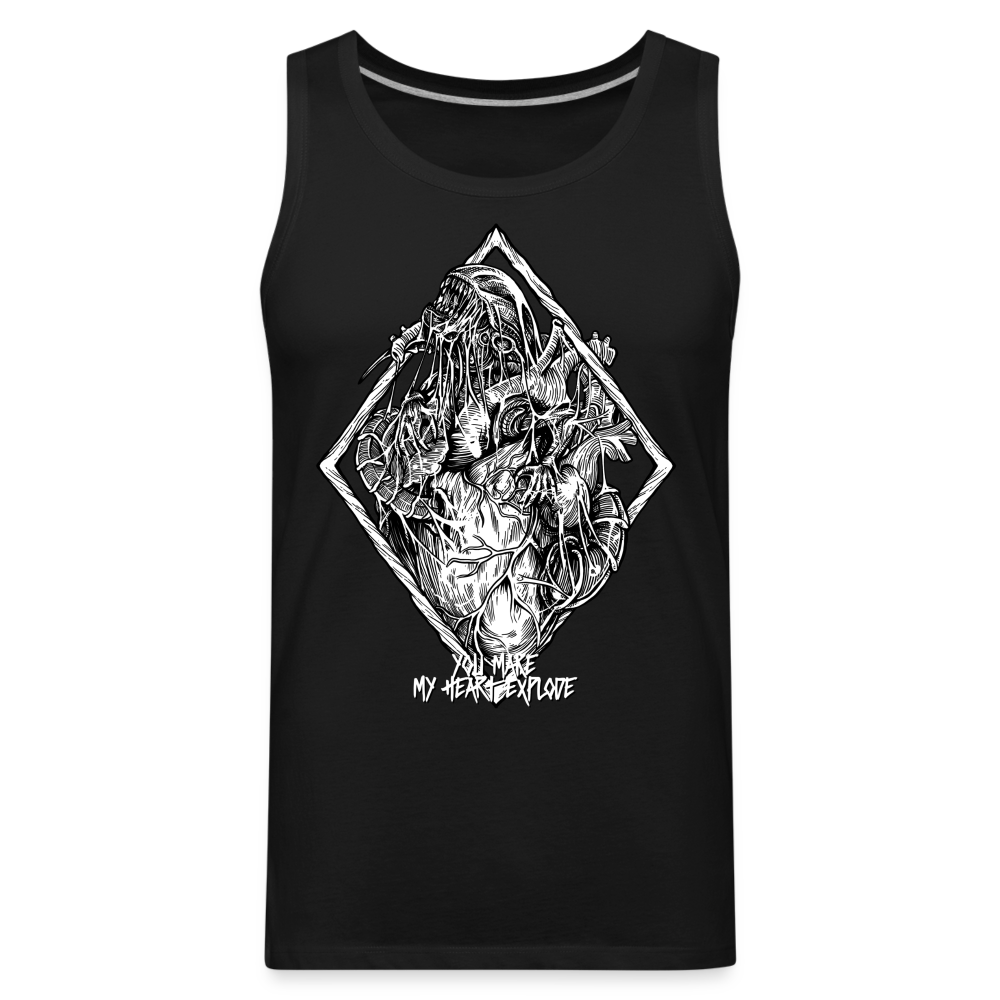 Bursting With Love No Color - Men’s Premium Tank - black